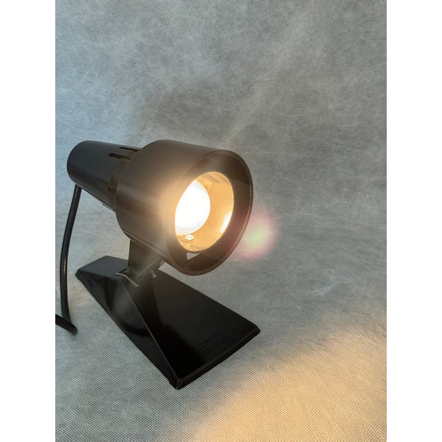 Plastic Industrial Spotlight Desk Lamp, 1970s For Sale - Image 7 of 10