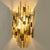 1970s Sculpted Glass Silver Yellow Wall Light from Poliarte, Italy, 1970s For Sale - Image 5 of 13