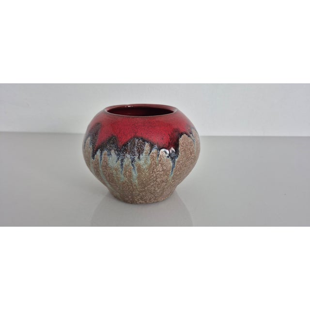 Vintage Handmade Studio Ceramic Vase, Germany, 1960s For Sale - Image 16 of 16