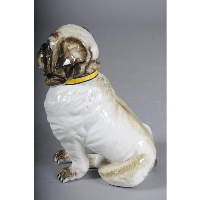 Ceramic Pug Dog Figurine, England, 20th Century For Sale - Image 16 of 18