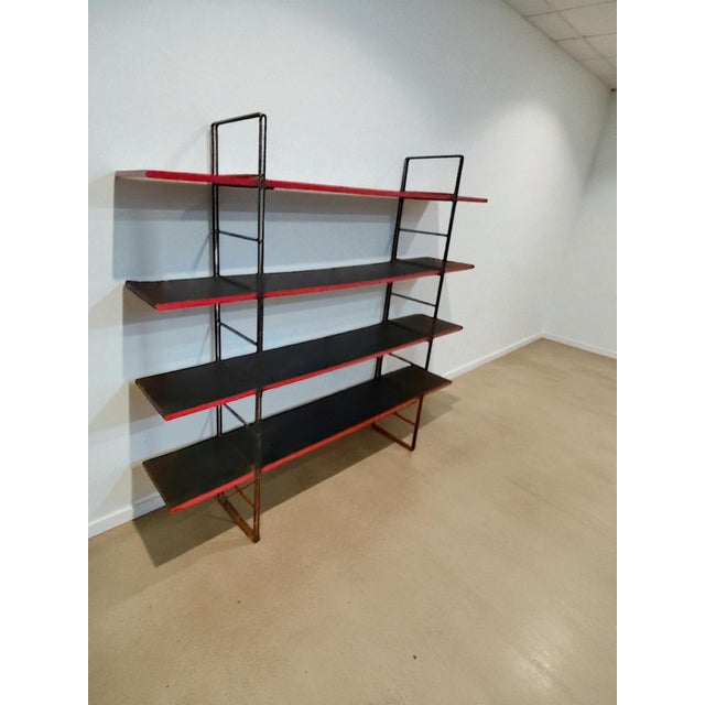 Black and Red Enetri Shelf by Niels Gammelgaard for Ikea, 1980s For Sale - Image 10 of 18