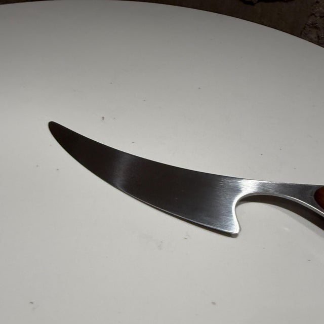 Mid-Century Modern Vintage Dansk Scandinavian Modern Vivianna Torun Design Cheese Knife For Sale - Image 3 of 11