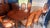 9 Piece Dining Set- Vintage White Furniture Co. French Provincial Dining Table-6 Cane Chairs With Custom Felt Pads (Incl. 2 Leafs & Felt Pads) For Sale - Image 11 of 12