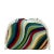 A unique pillow with an unusual shape and highly expressive fabric by Pierre Frey. A rich crewel embroidery with striking...