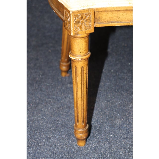 20th C Pair of Tall Back Impressive Louis XVI Style Armchairs For Sale In Philadelphia - Image 6 of 13