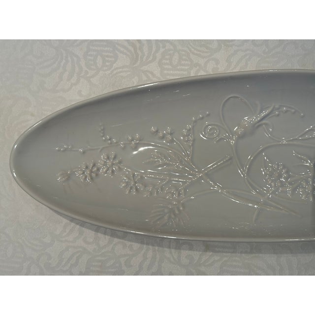 1950's Stamped Whittier Pottery Company Oval Serving Dish For Sale - Image 4 of 12