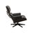 Set of Lounge Chair with Ottoman in Leather by Charles & Ray Eames for Vitra For Sale - Image 10 of 16