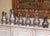French 19th Century French Pewter Lidded Measures With Chain Handles, Set of Six For Sale - Image 3 of 15