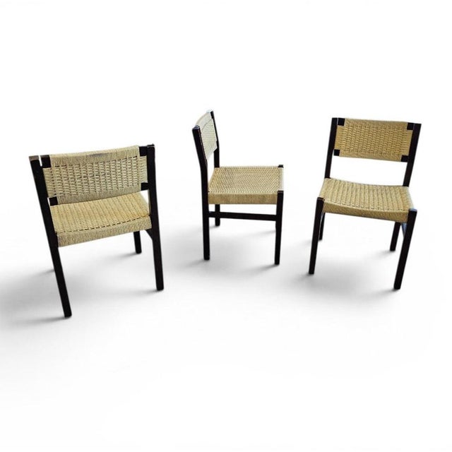 Wood Dining Chairs by Arnold Merckx for Arco, Set of 3 For Sale - Image 7 of 17