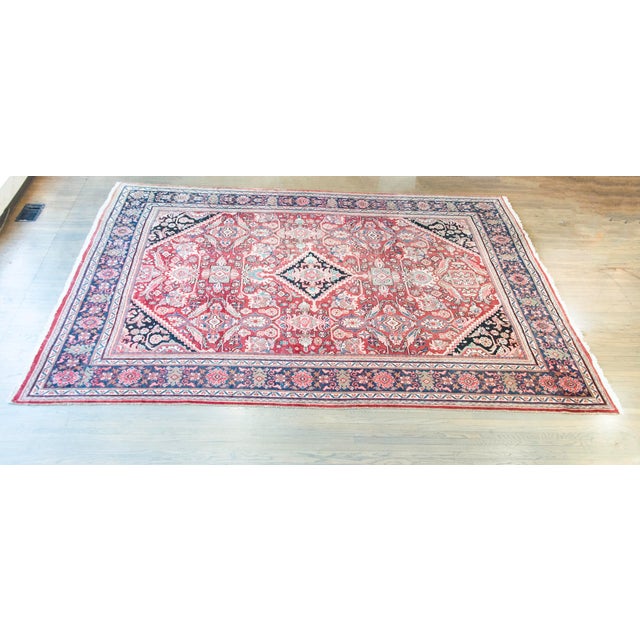 Early 20th Century Persian Mahal Rug For Sale - Image 14 of 14