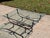 Attributed to Paul Ferrante "Emilio" Giacometti Style Coffee Table in Hammered Wrought Iron For Sale In Detroit - Image 6 of 9