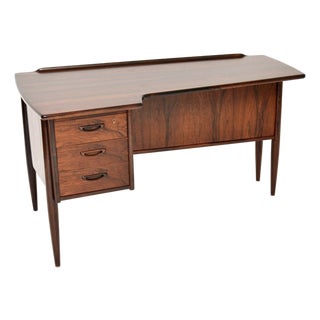 Vintage Swedish Boomerang Desk attributed to Goran Strand for Lelangs Mobelfabrik, 1960s For Sale