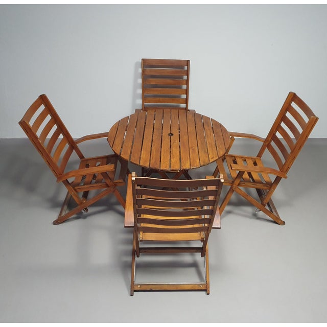 Garden Seating Set by Ico Parisi, Set of 5 For Sale - Image 18 of 18