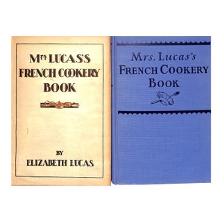"Mrs. Lucas's French Cookery Book" 1929 Lucas, Elizabeth For Sale