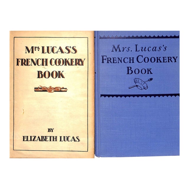"Mrs. Lucas's French Cookery Book" 1929 Lucas, Elizabeth For Sale