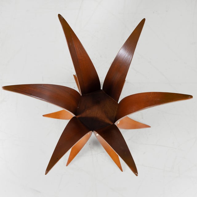 1950s Wooden Vase Holder, 1960s For Sale - Image 5 of 11