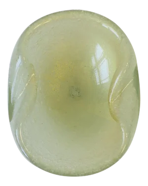 Italian Murano Gold Art Glass Bowl