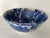 Mid 20th Century Large Vintage Mexican Blue and Ivory Talavera Pottery Bowl For Sale - Image 5 of 15