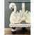 Wood Vintage Shell Encrusted Wood Swan Table For Sale - Image 7 of 13