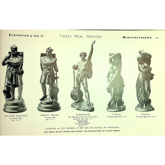 Victorian Elkington & Co. 32" Bronze Warrior King Statue Sculpture, C. 1860–1880 For Sale - Image 18 of 18