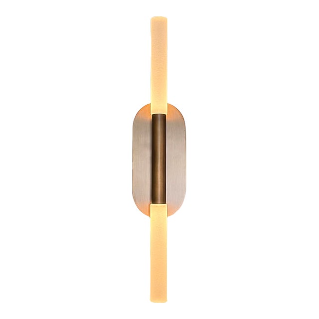 Restoration Hardware Rousseau Sconce, Vintage Brass For Sale