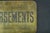 1950s Brass French Reimbursements Bank Sign For Sale - Image 9 of 12