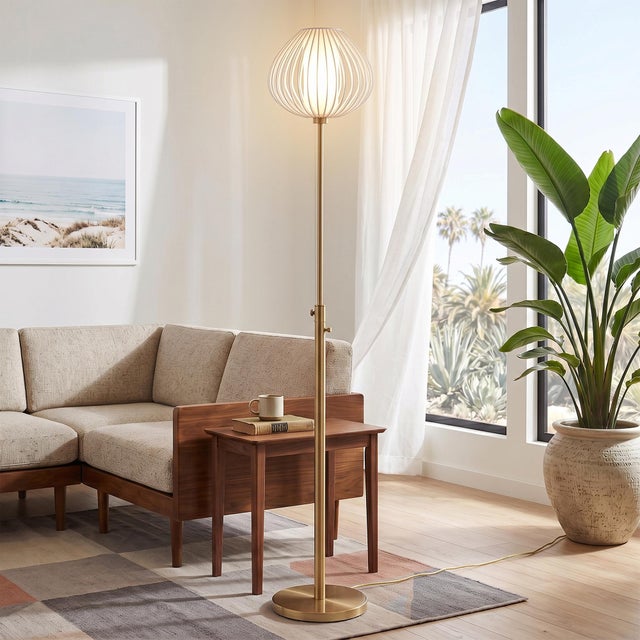 A 1923 Venice Beach Original That Paints Your Ceiling With Light. The Torchiere Floor Lamp is a Modern torchiere crafted...