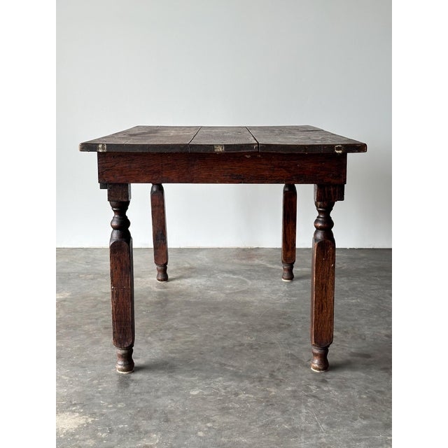 Antique American Country Store Oak General Table, Late 19th Century For Sale - Image 16 of 18