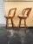 Mid-Century Modern bar stools. Pair of Tiki bar upholstered bamboo and wood. These bentwood stools have swivel seats and...