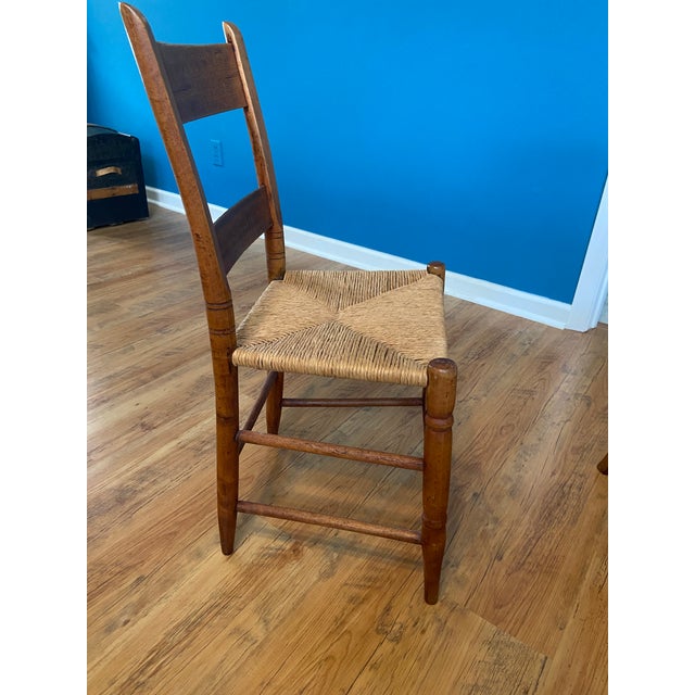 This chair was passed down through my family from my great-great-grandmother of Oregon, IL. When my mother inherited the...