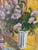 1980s Original oOil on Canvas Bouquet of Lilacs Painting For Sale - Image 4 of 5