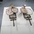 Pair of Cut Agate Wall Sconces With Rectangular Fabric Shades For Sale - Image 9 of 15