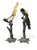 Late 20th Century Maitland Smith Bronze & Mother of Pearl Parrot Sculptures, a Pair For Sale - Image 5 of 15