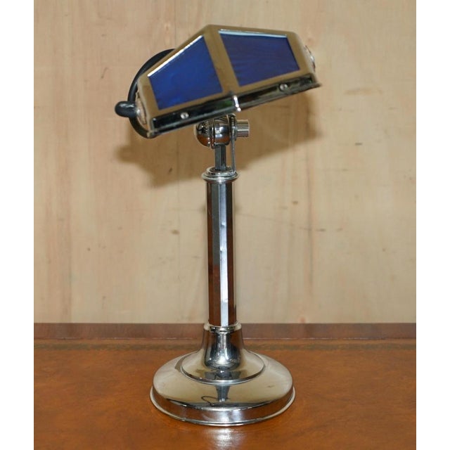 Art Deco Pirouette Chrome Articulated Table Lamp from Jean Chavanis, 1930s For Sale - Image 4 of 17