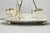 Victorian Antique Victorian Silver Plated Footed Cut Glass Breakfast Set Toast Rack W Tray For Sale - Image 3 of 18