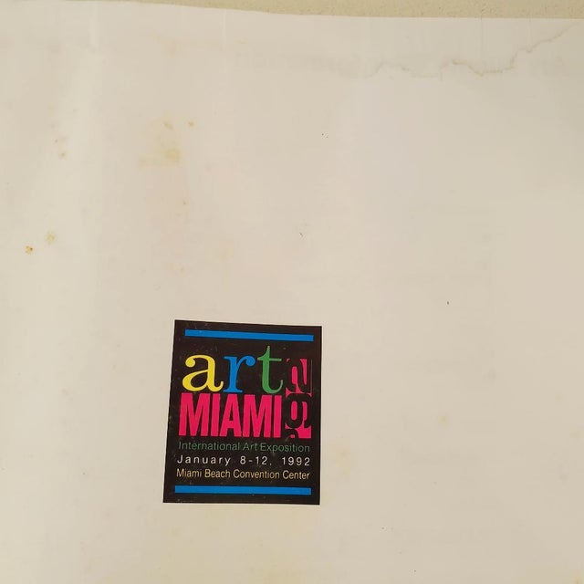 Miami Art Expo 1992 Vintage Hardcover Book For Sale - Image 9 of 11