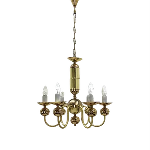 Mid-Century 6-Light Chandelier from Kamenický Šenov