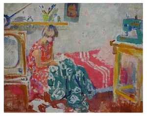 Olga Bogaevskaja, Interior of My Room, 1962