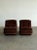 Mid-Century Modern 1980s Sculptural Tufted Lounge Chairs - Pair For Sale - Image 3 of 14