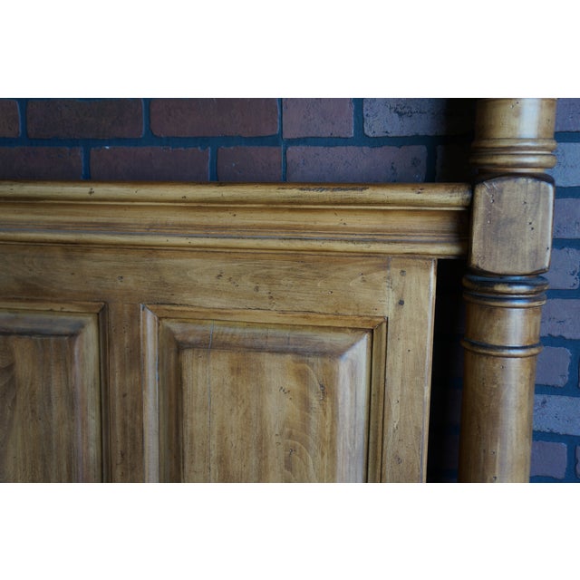 Heritage Raised Panel 4 Post Queen Bed For Sale - Image 6 of 9
