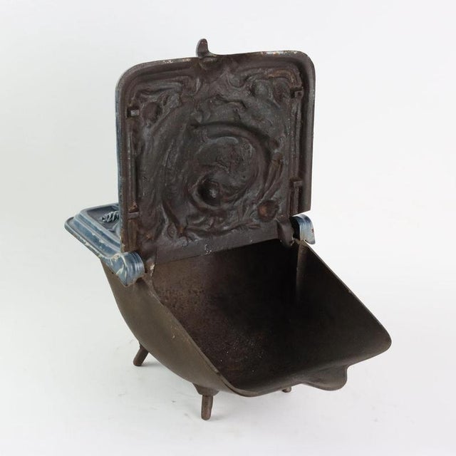 Charcoal Box in Cast Iron For Sale - Image 7 of 12