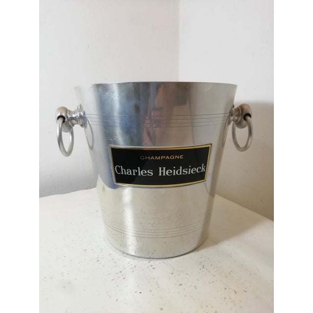 Champagne Ice Bucket by Charles Heidsieck, France, 1970s For Sale - Image 10 of 10