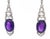 These exquisite drop earrings pair Edwardian romance with Art Deco elegance. Each hangs from a slender navette-shaped top...