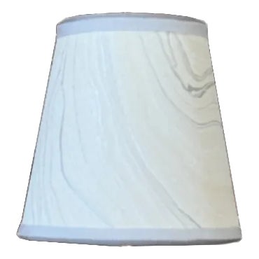 Ivory Silver Marbled Shade Cover For Sale
