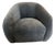 Restoration Hardware Sofia Swivel Chair - Graphite Performance Velvet For Sale