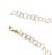 Mid 20th Century Mid 20th Century Oval Bead & Open Ring Fancy 14k Two Tone Gold Necklace For Sale - Image 5 of 5