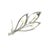 Metal 1990s Mikimoto Estate Akoya Pearl Brooch Pin Sterling Silver For Sale - Image 7 of 12