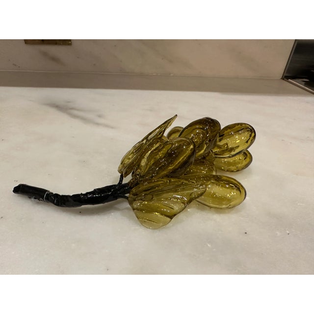Mid 20th Century Mid 20th Century Small Cluster of Murano Glass Grapes For Sale - Image 5 of 6