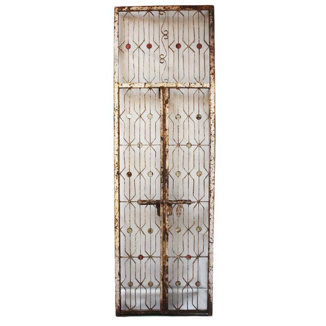 Vintage Indian Iron Garden Gate For Sale