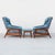 Brown Iconic 1960s Folke Ohlsson for Dux Reclining Lounge Chairs With Ottoman For Sale - Image 8 of 18